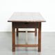 Antique oak dining table from the 18th century for 6 to 8 people