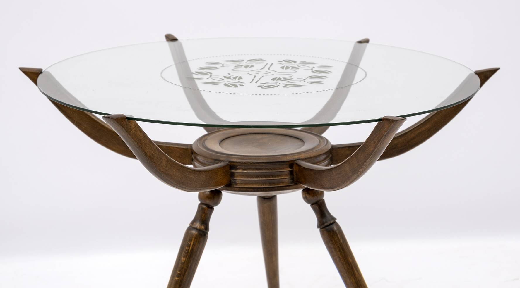 Carlo De Carli Mid-Century Modern Italian "Spider" Coffee Table, 1950