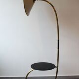 Floor lamp with shelf by Kaiser, Germany, 60's.