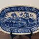 Grand plat rectangulaire Villeroy & Boch "Rusticana" - Bleu