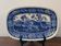 Grand plat rectangulaire Villeroy & Boch "Rusticana" - Bleu
