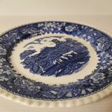 Adams English Scenic Ironstone Blue Plate