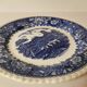 Assiette Adams English Scenic Ironstone Bleue