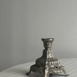 Baroque style metal candle holder