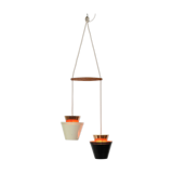 Two-light pendant light of Svend Aage Holm Sorensen, 1950s