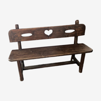 Vintage oak bench