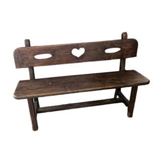 Vintage oak bench