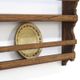 Antique Rustic Farmhouse Folk Art Kitchen Plate Rack / Schelves
