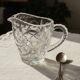 Hand-cut crystal cream jug - Vintage charm