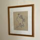 Lithograph "Profil d'homme" by Jean Cocteau