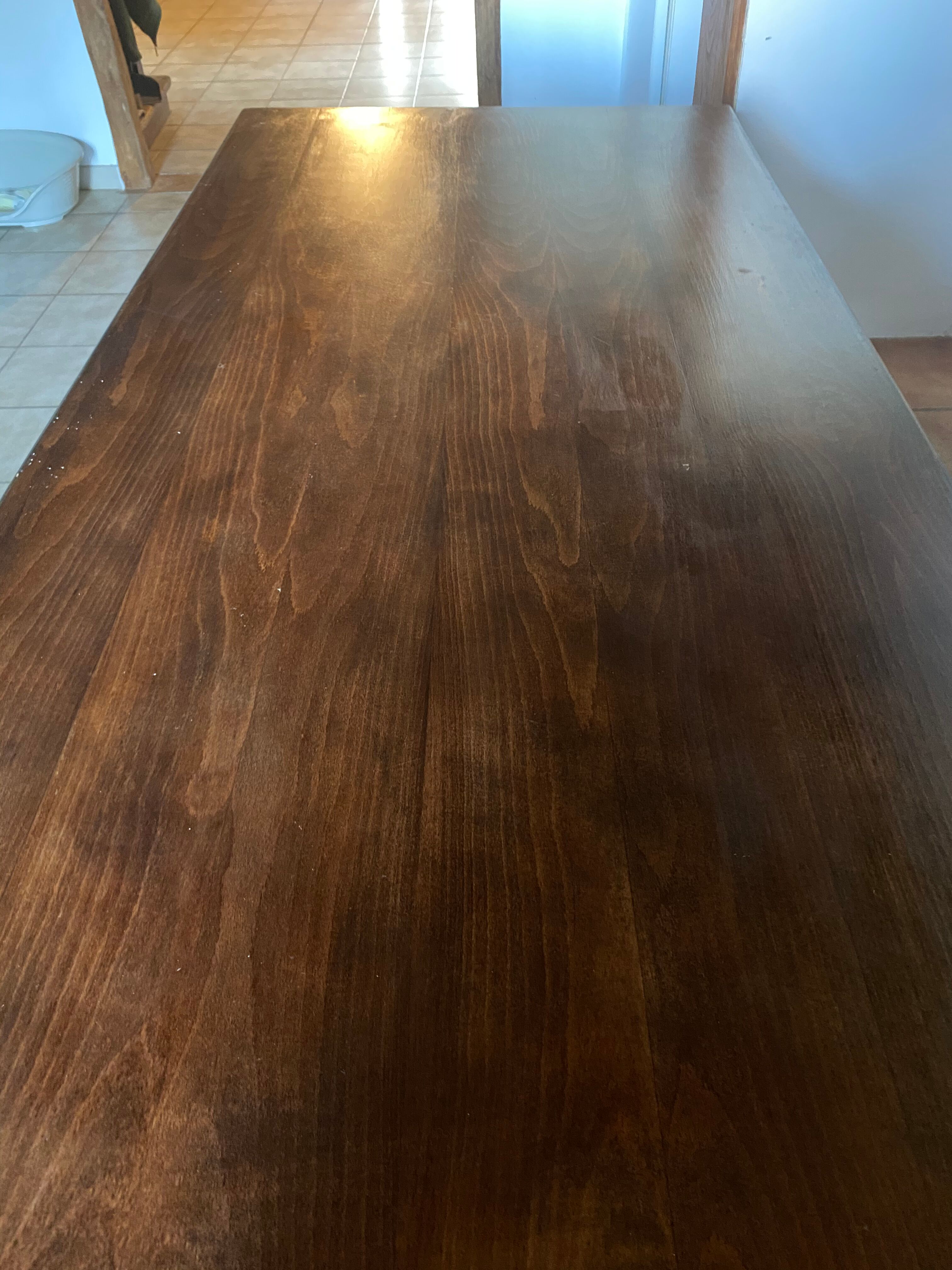 Magnificent farmhouse table in solid wood of the nineteenth century