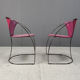 Vintage pink 'Linda' dining chairs by Arrben, 1980s - set of 4
