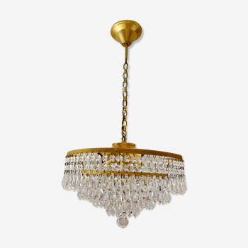 Crystal grapefruit chandelier