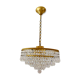 Crystal grapefruit chandelier