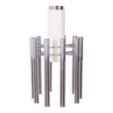 VINTAGE CHANDELIER 80'S MOD. TEODORA DESIGN ANGELO BROTTO FOR ESPERIA