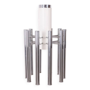 VINTAGE CHANDELIER 80'S MOD. TEODORA DESIGN ANGELO BROTTO FOR ESPERIA