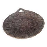 Old straw basket