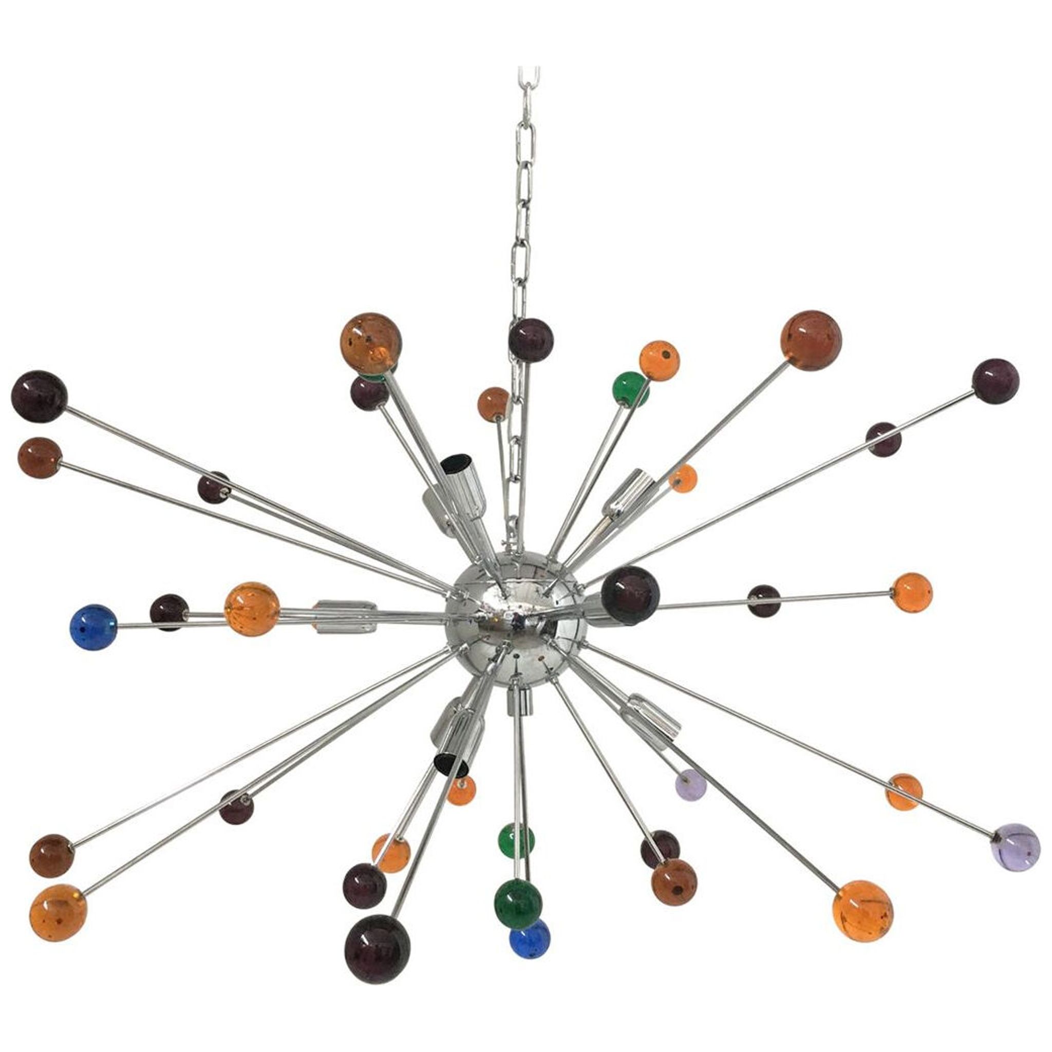 Star Murano glass chandelier