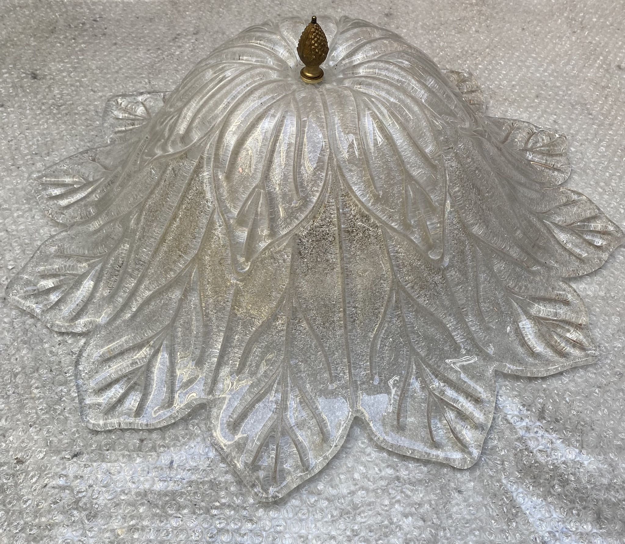 Suspension fleur murano, années 70