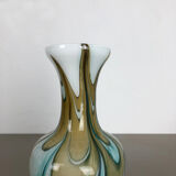 Extra Large Vintage Pop Art Opaline Florence Vase Design 1970s, Italy
