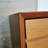 Italian drawer sideboard in solid wood 1960