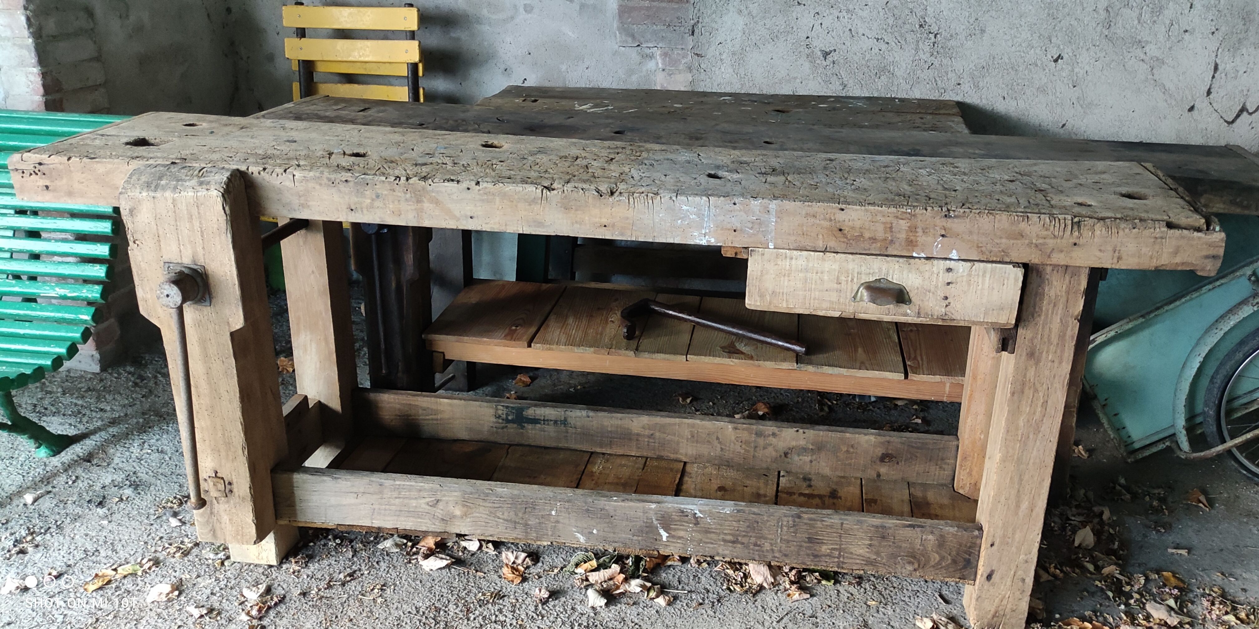Antique workbench/trade furniture