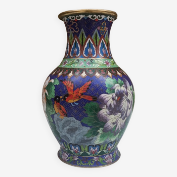 20th century cloisonné vase