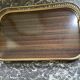Vintage brass and formica tray 1950s