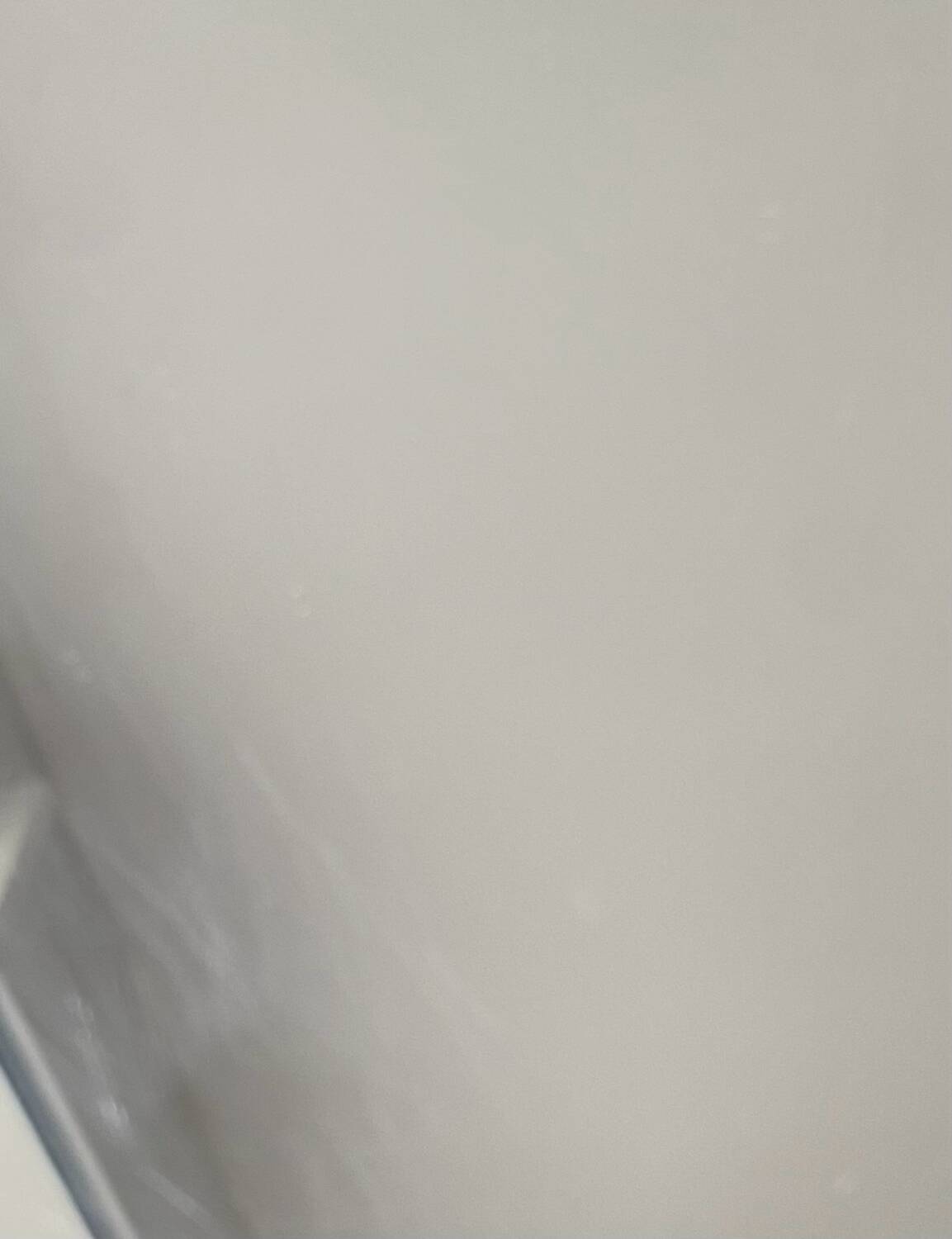 Vintage Belgian white round mirror