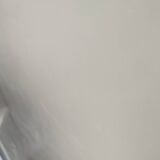 Vintage Belgian white round mirror