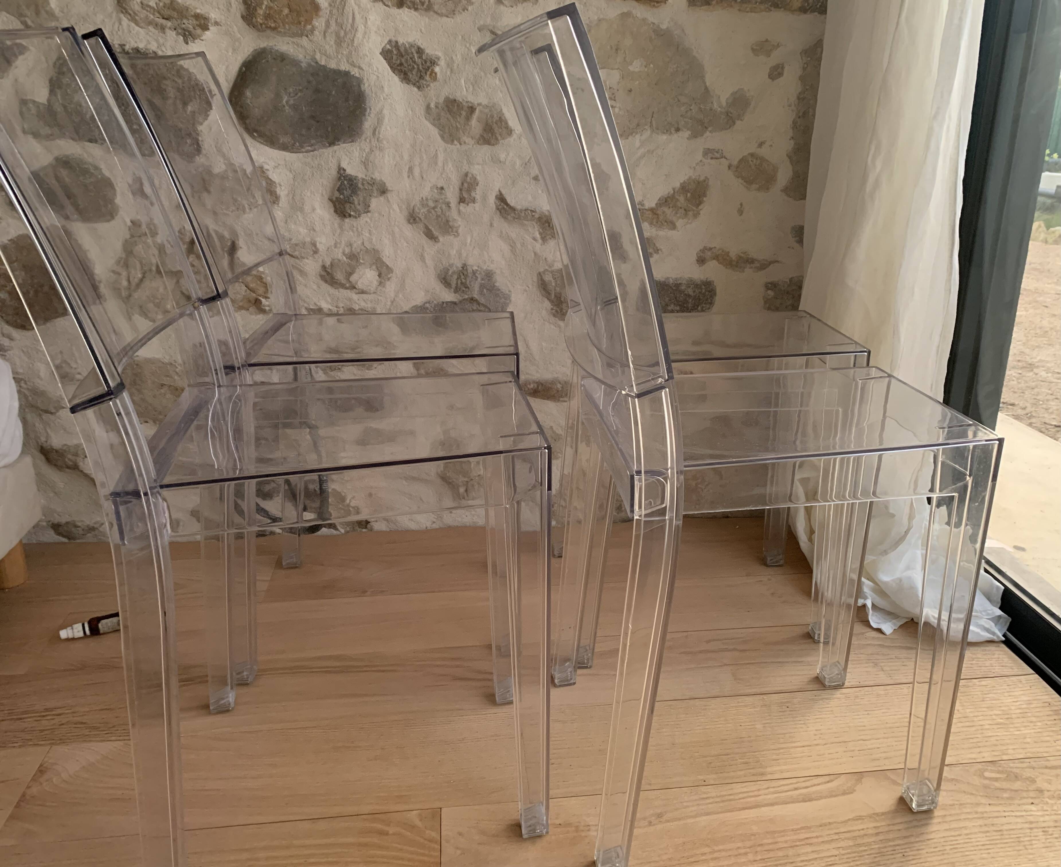 4 la marie chairs, philippe starck for kartell