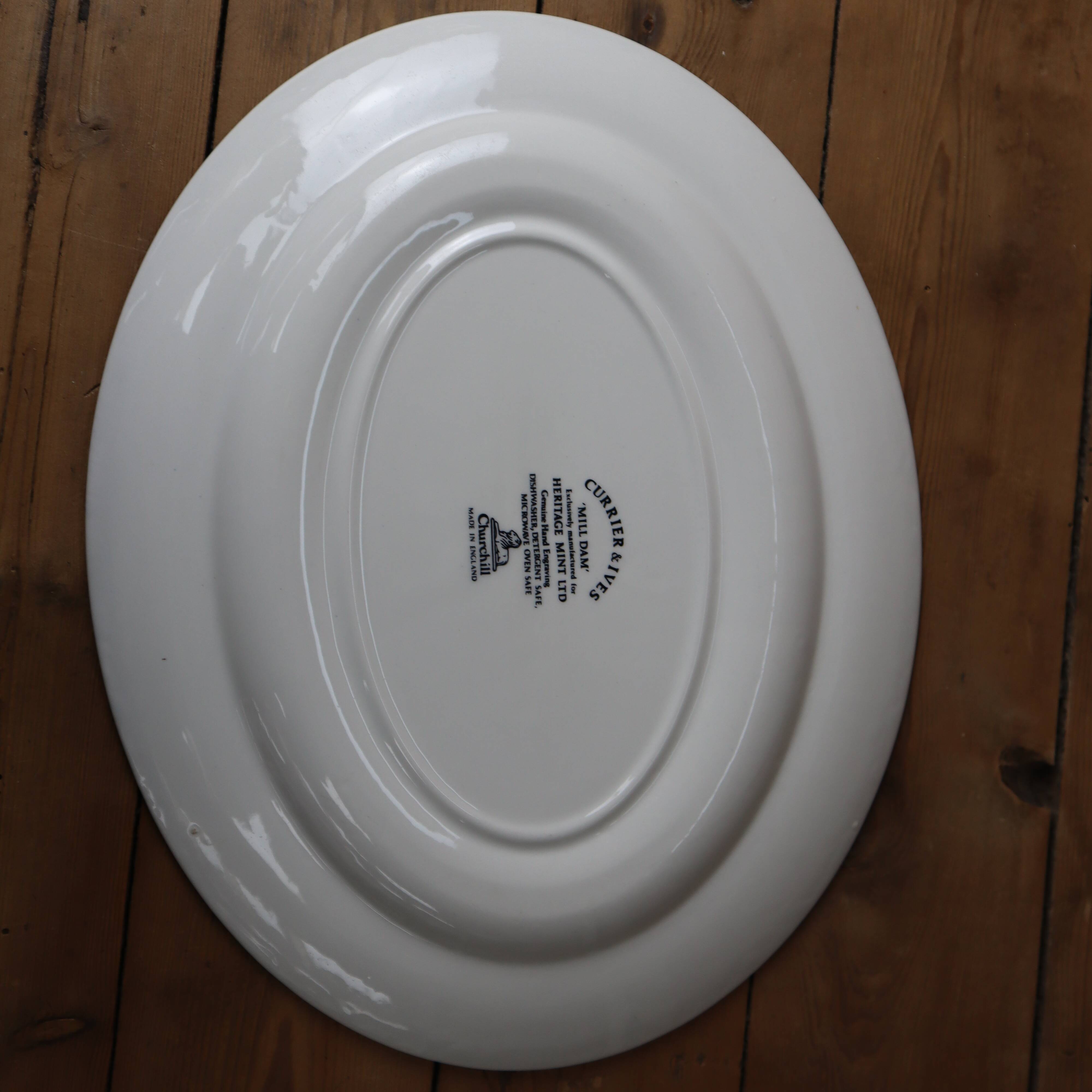 2 Churchill English Oval Serving Dishes