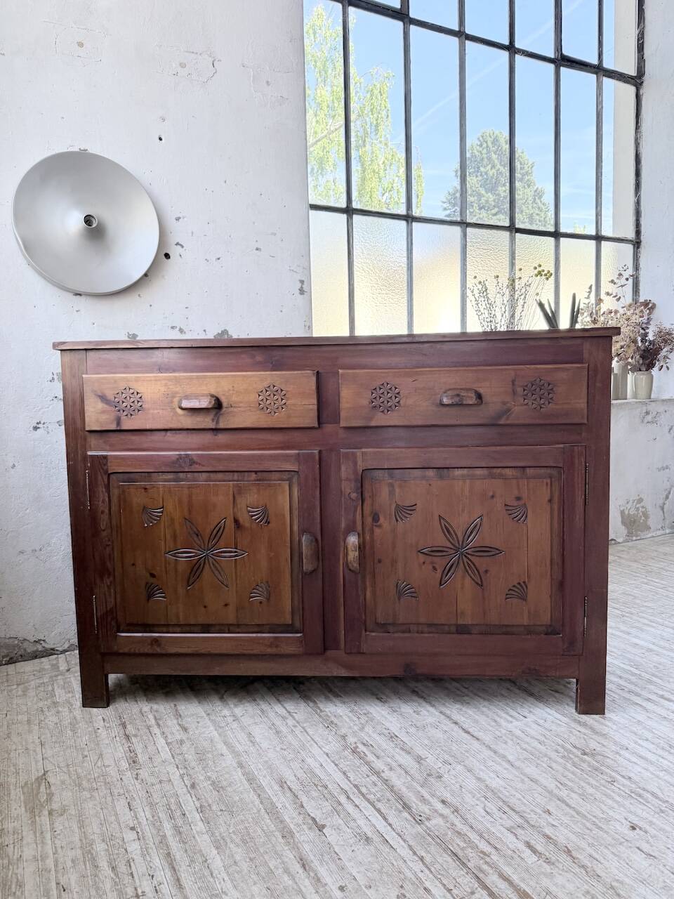Jam cupboard, popular Savoyard art, 1950s.