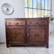 Meuble de rangement confiturier art populaire savoyard 1950