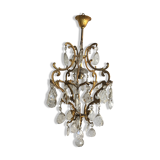 Old chandelier has tassels