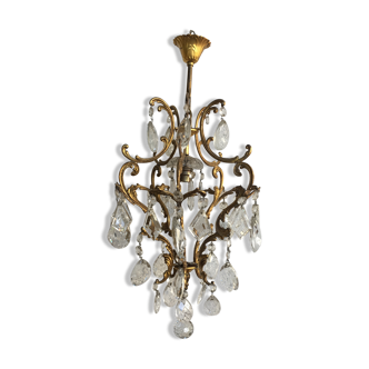 Lustre ancien a pampilles