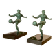 Pair of vintage bookends - Football players - excellent condition