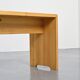 Large bench in solid pine, France, circa 1970