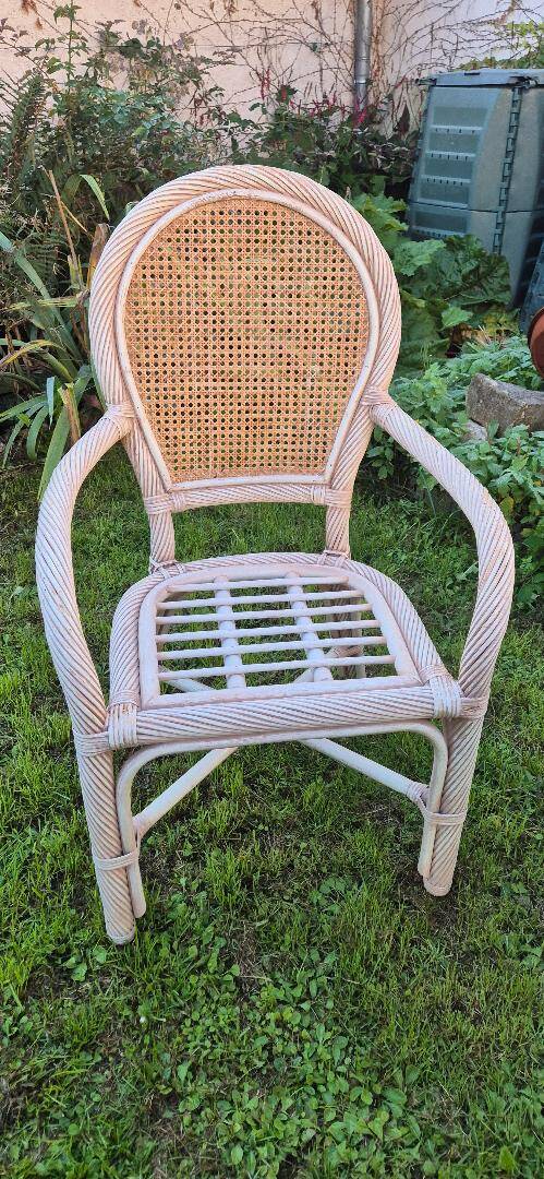 Rattan garden furniture, 1960s Vivai del sud