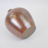 Brown stoneware vase / pitcher
