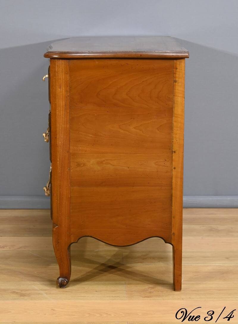 Cherrywood chest of drawers, stamped A.Mailfert – 1st part of the 20th century