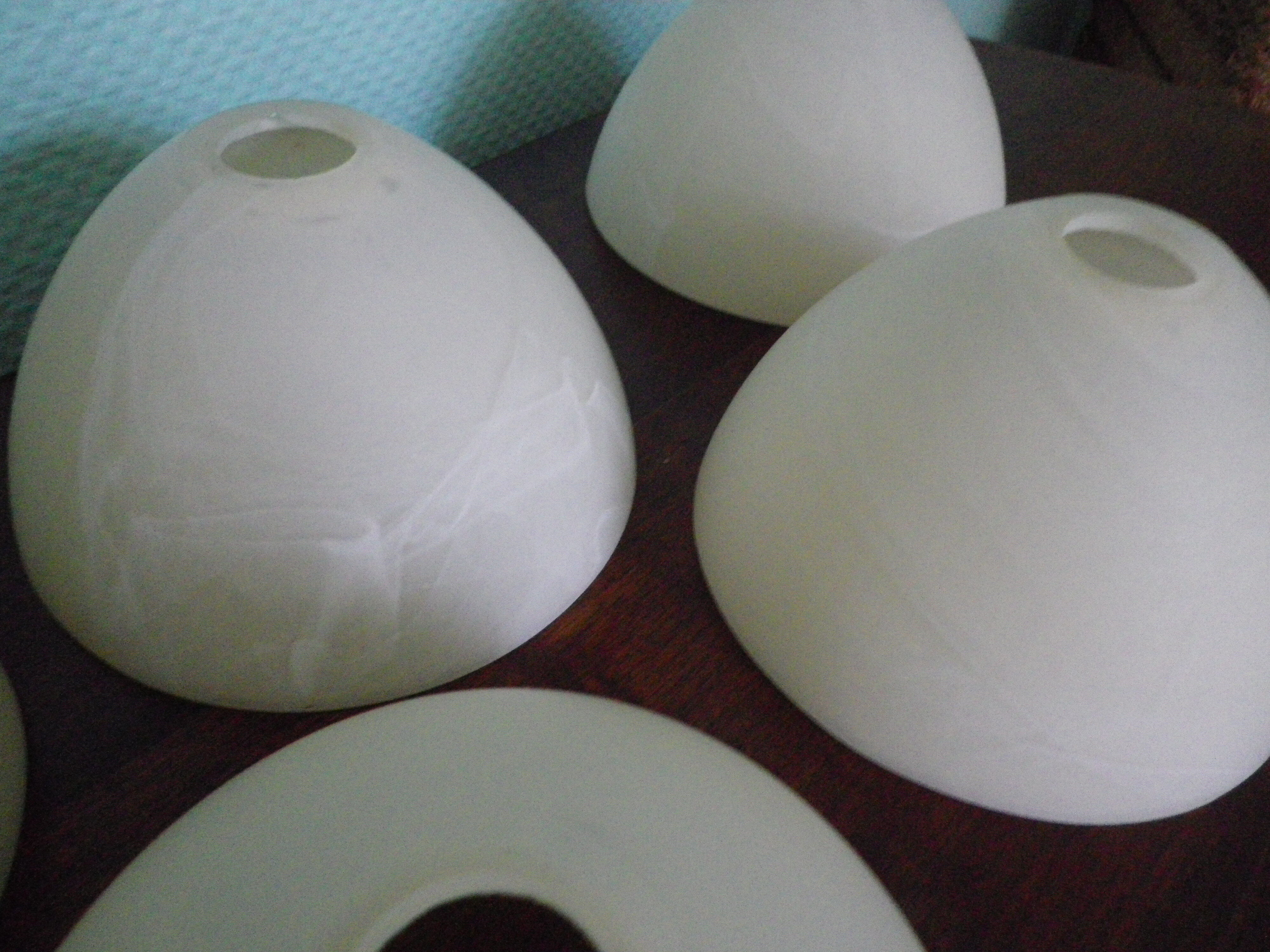 5-branched pendant light from the 70s, Honsel, Germany