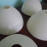 5-branched pendant light from the 70s, Honsel, Germany