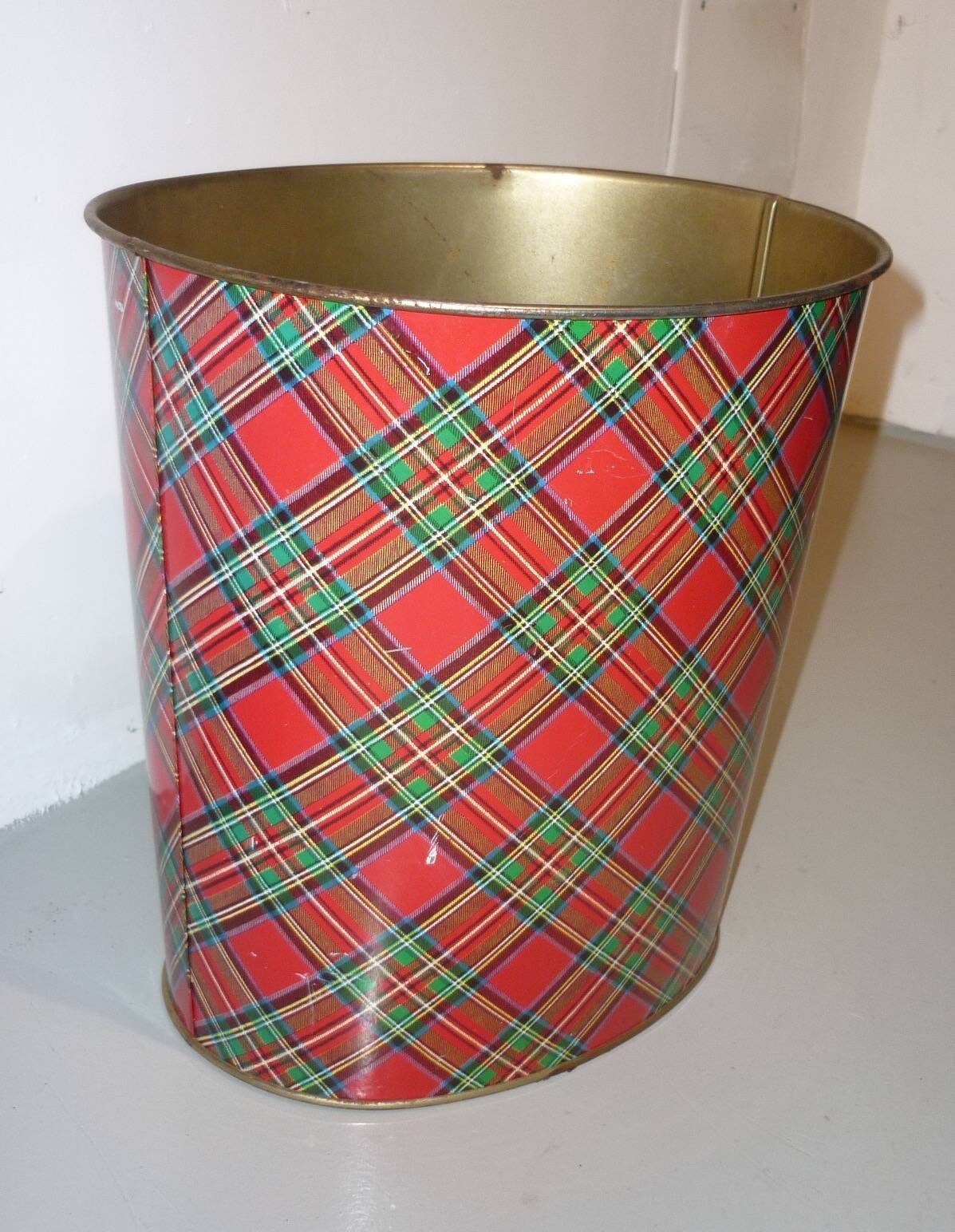 Waste paper basket signed Massilly France