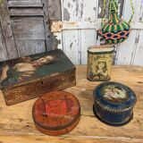 Vintage metal boxes