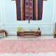 3x10 Soft Pink Wool Moroccan Runner Rug, 110x311Cm SK 70367