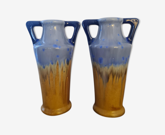 Paire de vases en céramique