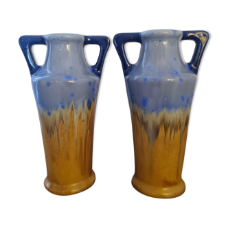 Paire de vases en céramique