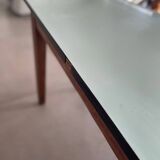 Formica and wood kitchen table