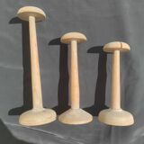 Wooden hat holder 1 set of 3